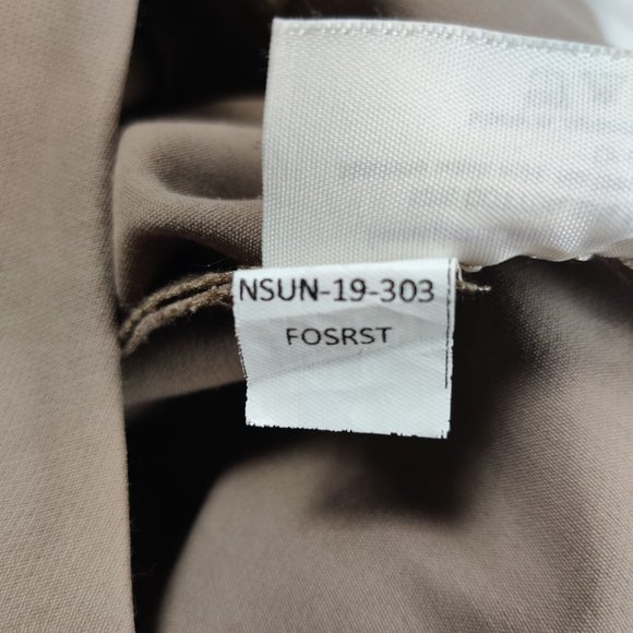 M.M. LaFleur Foster High Rise Dress Slacks Pants Tan Slim Fit Stretch size 4 - Picture 6 of 8